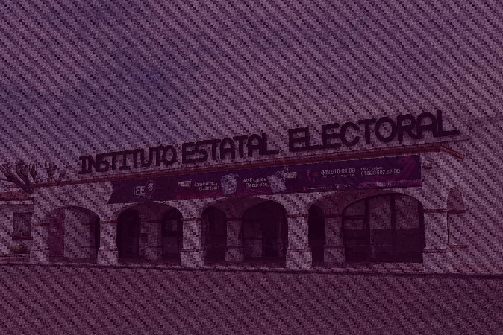 Fachada del Instituto Estatal Electoral de Aguascalientes